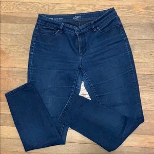 LOFT curvy skinny jeans